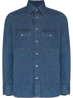 TOM FORD джинсовая рубашка в стиле вестерн