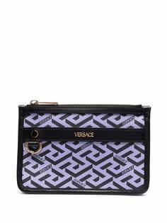 Versace компактный клатч с узором La Greca