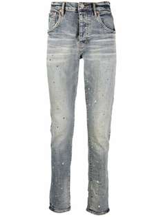 Purple Brand джинсы скинни с эффектом разбрызганной краски
