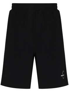 Helmut Lang спортивные шорты с вышитым логотипом