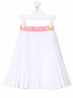 Billieblush плиссированная юбка с логотипом