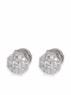 Tiffany & Co. Pre-Owned серьги-гвоздики из платины с бриллиантами