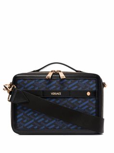 Versace сумка на плечо с принтом Greca