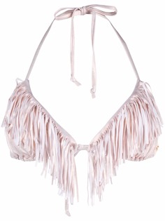 Maria Lucia Hohan лиф бикини с бахромой