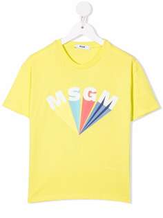 MSGM Kids футболка с логотипом