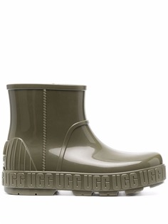 UGG резиновые ботинки с тисненым логотипом