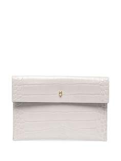 Alexander McQueen клатч с декором Skull