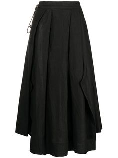 Yohji Yamamoto пышная юбка со складками