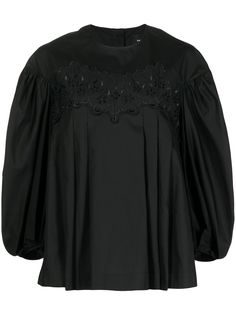 Simone Rocha блузка с объемными рукавами