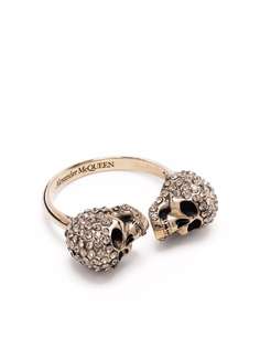 Alexander McQueen кольцо с декором Skull