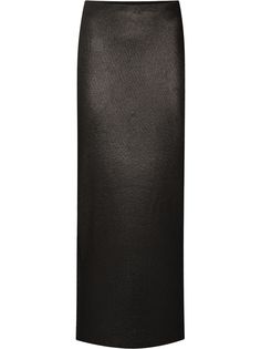 TOM FORD юбка с завышенной талией и эффектом металлик