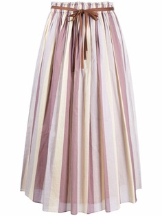 Alysi юбка миди в полоску