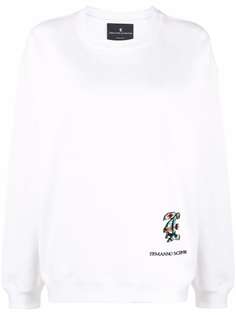 Ermanno Scervino толстовка с нашивкой-логотипом