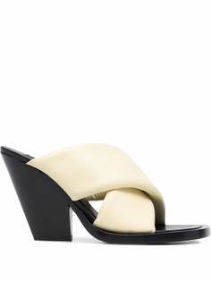 Jil Sander мюли с дутыми ремешками