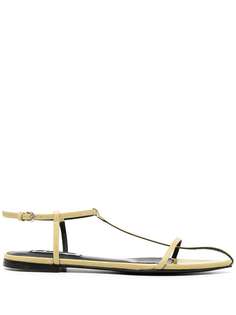 Jil Sander сандалии с ремешками