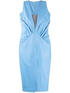 Manokhi кожаное платье со сборками