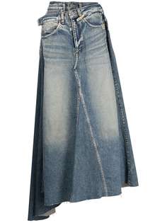 Maison Mihara Yasuhiro джинсовая юбка миди