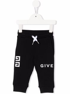 Givenchy Kids спортивные брюки с логотипом