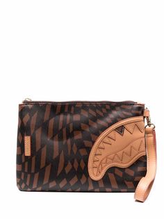 sprayground kid клатч в клетку