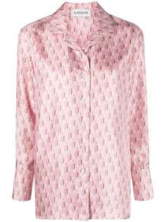LANVIN рубашка с монограммой