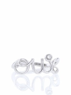 Christian Dior кольцо Oui из белого золота с бриллиантами
