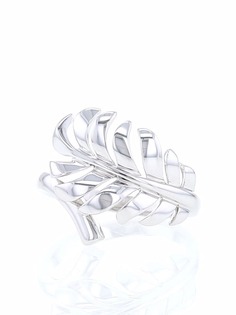 Chanel Pre-Owned кольцо Plume de Chanel из белого золота