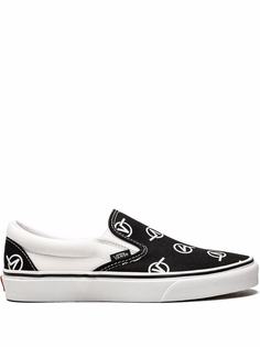 Vans слипоны с узором