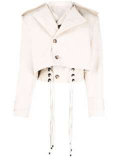 The Mannei укороченная куртка на пуговицах