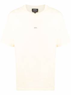 A.P.C. футболка с логотипом