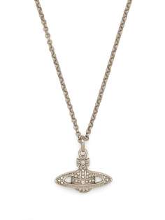 Vivienne Westwood колье с подвеской Orb и кристаллами