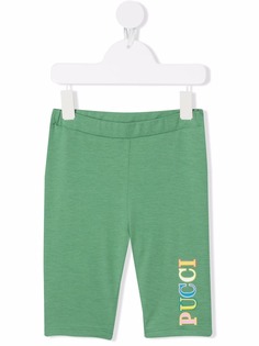 Emilio Pucci Junior широкие шорты с логотипом