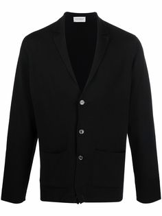 John Smedley кардиган с заостренными лацканами