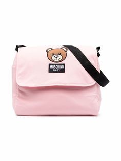 Moschino Kids пеленальная сумка с вышивкой Teddy