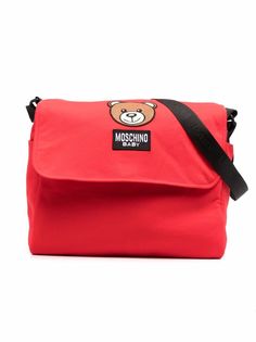 Moschino Kids пеленальная сумка с вышивкой Teddy