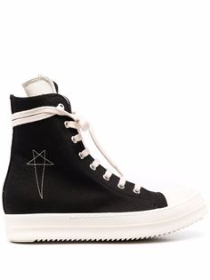 Rick Owens DRKSHDW высокие кеды на шнуровке