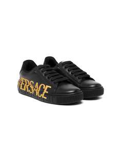 Versace Kids кроссовки с логотипом