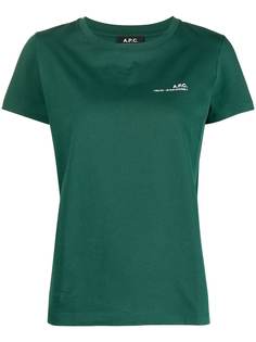A.P.C. футболка с логотипом