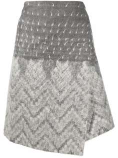 Christian Dior юбка с завышенной талией 1990-х годов