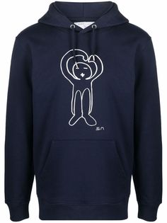 Société Anonyme худи с графичным принтом