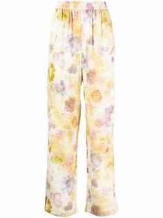 MCQ широкие брюки с цветочным принтом