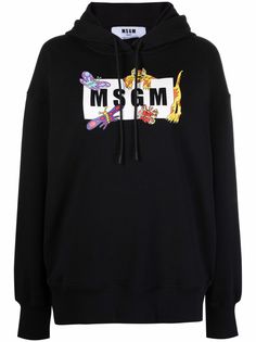 MSGM худи с графичным принтом