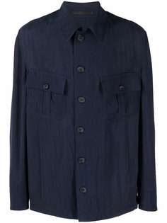 Giorgio Armani однобортная куртка-рубашка