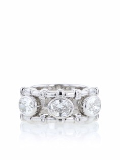 Christian Dior кольцо Deux Epices из белого золота с бриллиантами