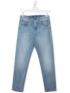 Balmain Kids джинсы кроя слим