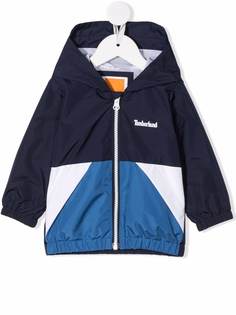 Timberland Kids куртка с капюшоном и логотипом