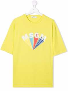 MSGM Kids футболка с логотипом