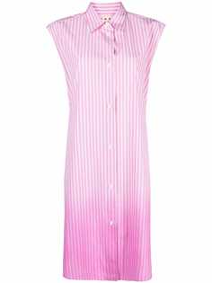 Marni рубашка с асимметричным подолом