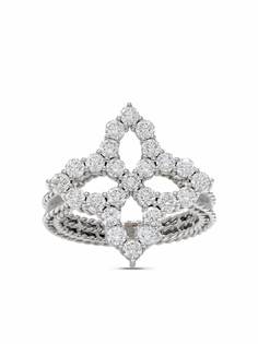 Roberto Coin кольцо Diamond Princess из белого золота с бриллиантами