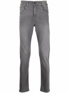 7 For All Mankind узкие джинсы с заниженной талией