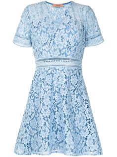 TWINSET кружевное платье мини с цветочным узором
